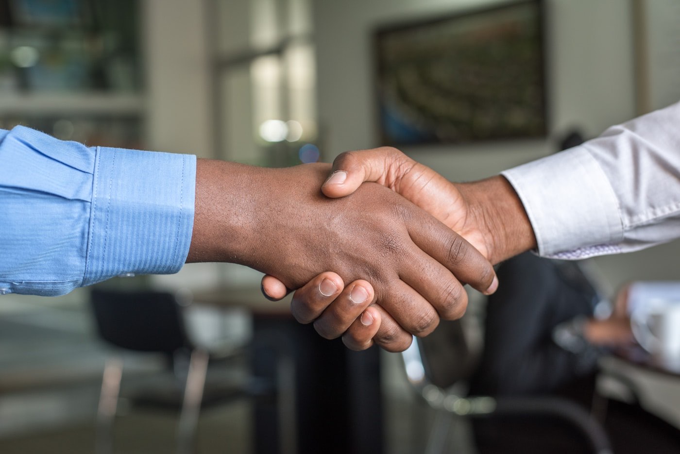 A handshake sealing a staffing partnership